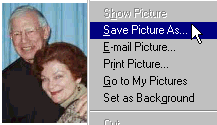 saving a picture